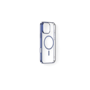 Estuche devia magsafe iphone 16 glimmer magnetic series case(pc) color azul