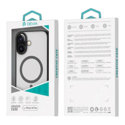 Devia magsafe iphone 16 glimmer magnetic series case (pc) blue color