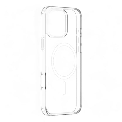 Estuche devia magsafe iphone 16 plus pure clear magnetic shockproof case color transparente