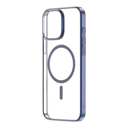 Estuche devia magsafe iphone 16 plus glimmer magnetic series case(pc) color azul