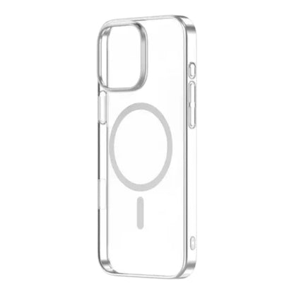 Estuche devia magsafe iphone 16 plus glimmer magnetic series case(pc) color gris