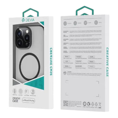 Devia magsafe iphone 16 pro glimmer magnetic series case (pc) pink color