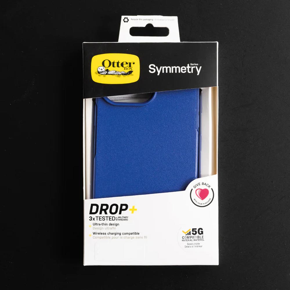 estuche clasico otterbox symmetry apple iphone 13 pro max color azul DIGITALSHOP