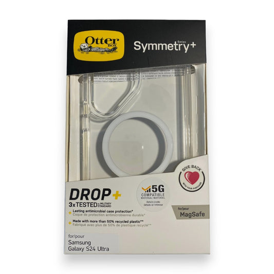 Estuche otterbox symmetry magsafe samsung s23 ultra color transparente/negro