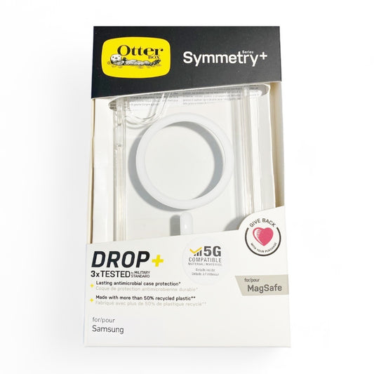 Estuche otterbox symmetry magsafe samsung s23 ultra color transparente