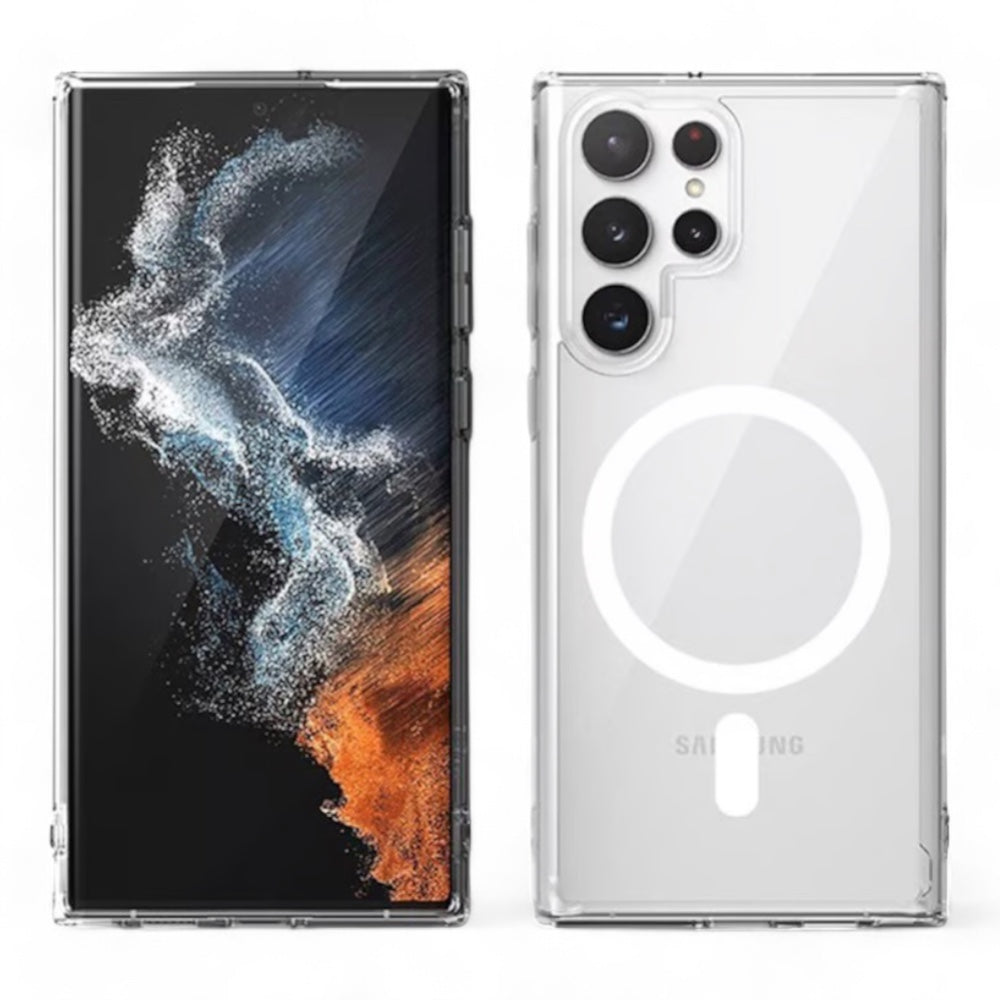 Estuche otterbox symmetry samsung s24 ultra magsafe color transparente