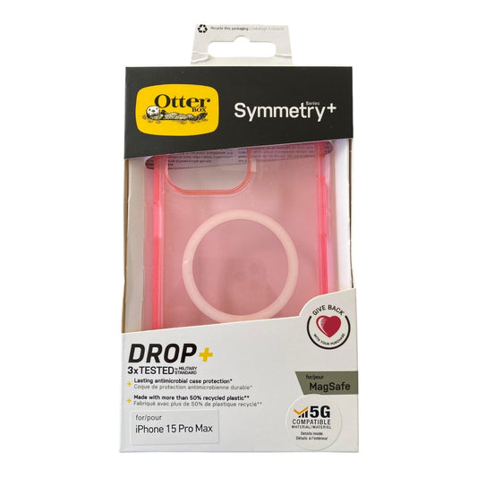 Otterbox Symmetry iPhone 15 Pro Max Magsafe Case Pink