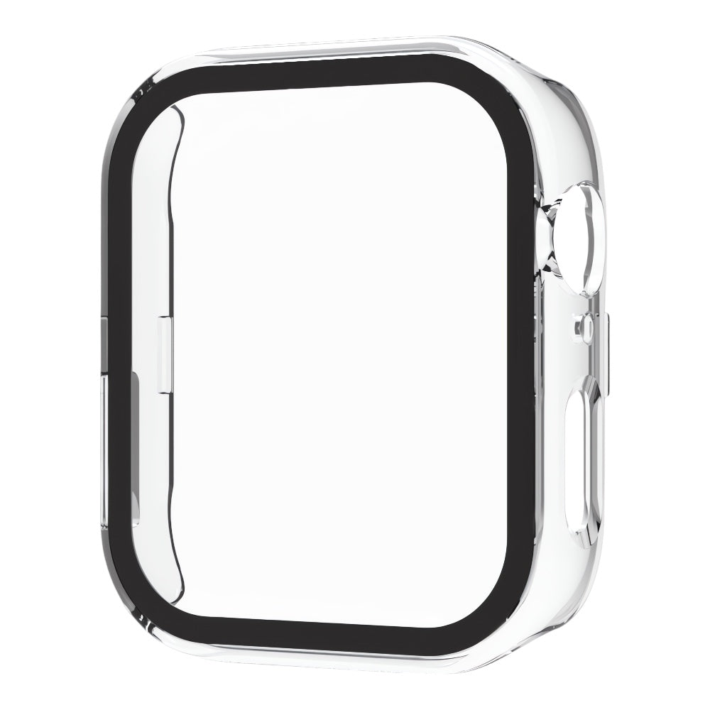 Apple watch 41mm tempered glass king case transparent color