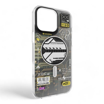 Estuche switcheasy artist iphone 16 pro artist m 3d patterned shockproof case cyber color multicolor
