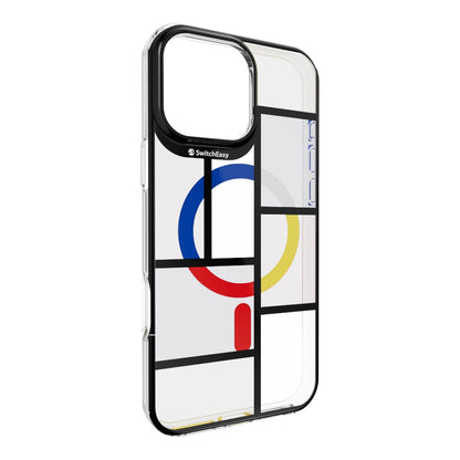 Estuche switcheasy artist iphone 16 pro artist m 3d patterned shockproof case mondrian color multicolor DIGITALSHOP