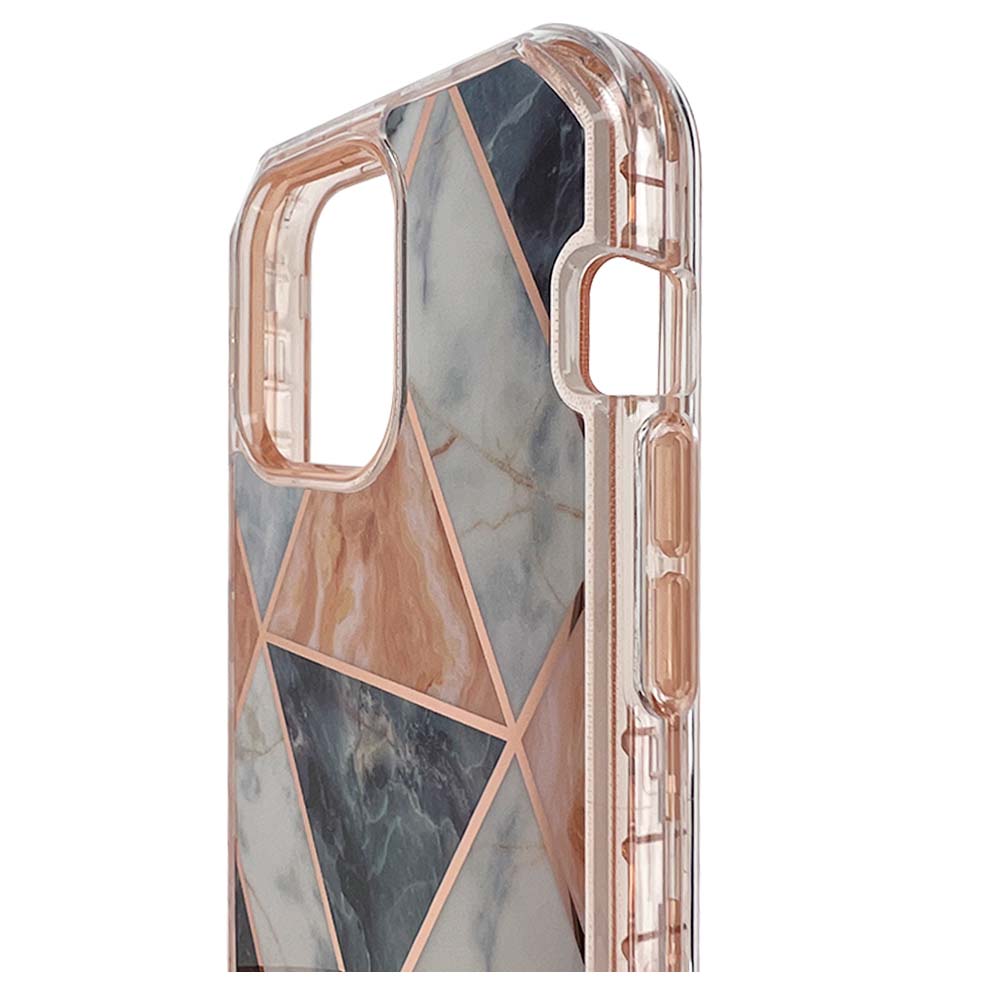 Case el Rey Marble Defender | iPhone 13 Pro Max | Naranja