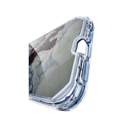 Case el Rey marble iphone 14 pro max defender Azul