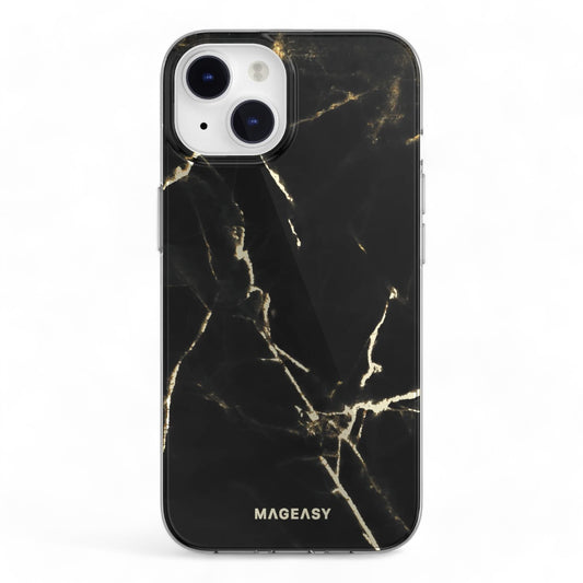 Switcheasy marble m iphone 14 pearl black case