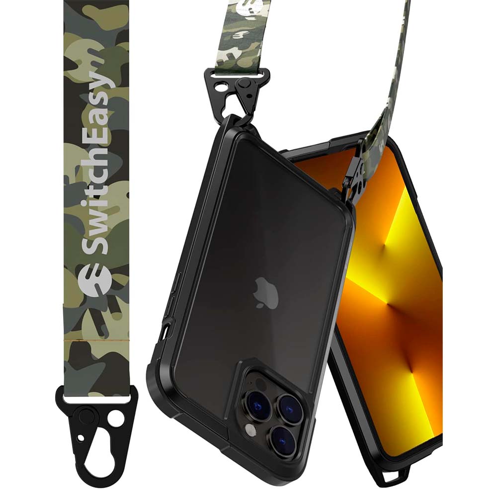 Estuche clasico switcheasy odyssey apple iphone 13 pro color verde militar
