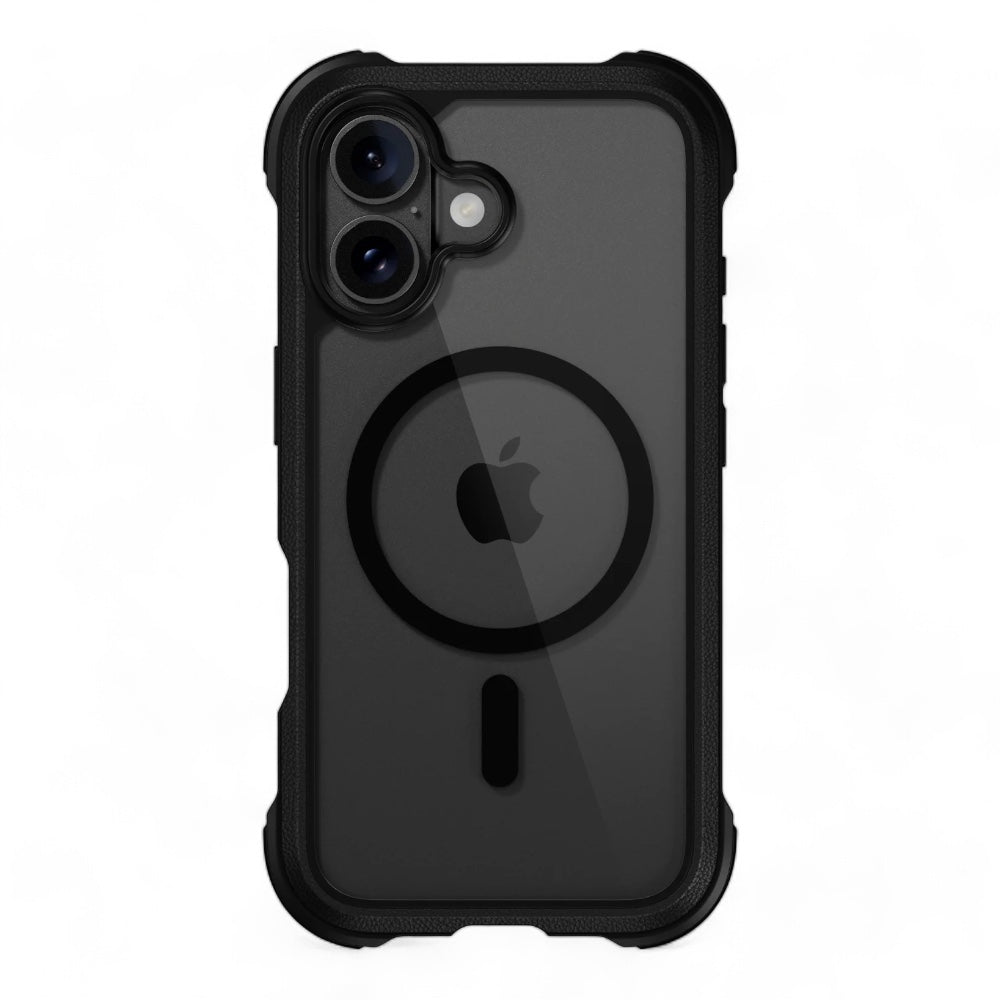 Estuche switcheasy odyssey iphone 16 odyssey m rugged utility protective case leather black color negro