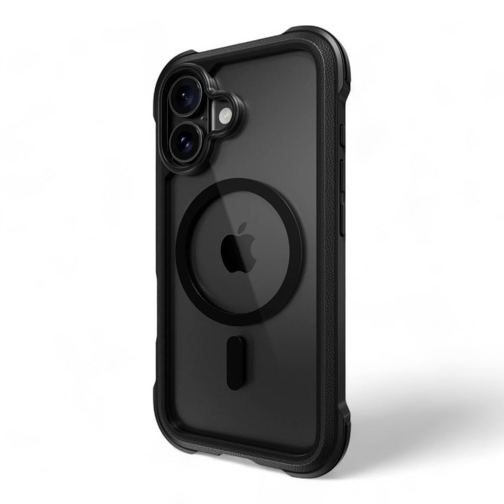 Estuche switcheasy odyssey iphone 16 odyssey m rugged utility protective case leather black color negro