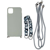 Estuche el rey strap iphone 12 pro max strap de mano + strap hombro color gris