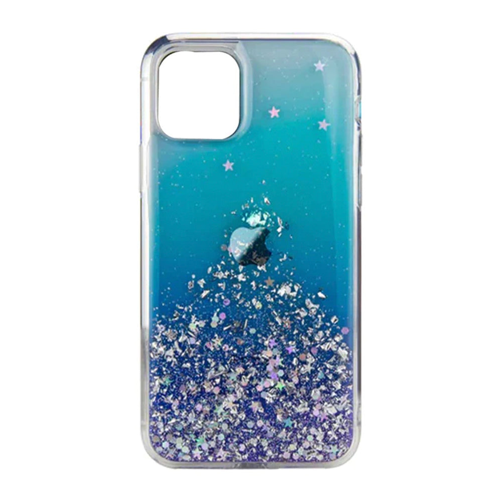 estuche clasico switcheasy starfield apple iphone 11 pro max (sky blue)  color azul