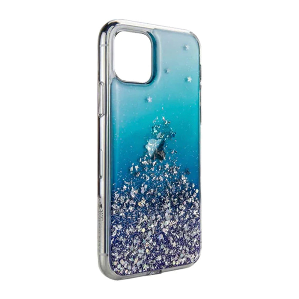 estuches clasico switcheasy starfield apple iphone 11 pro max (sky blue)  color azul