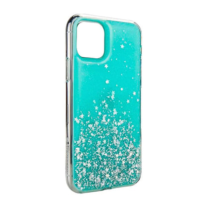 estuche transparente switcheasy starfield apple iphone 11 pro max color azul / transparente