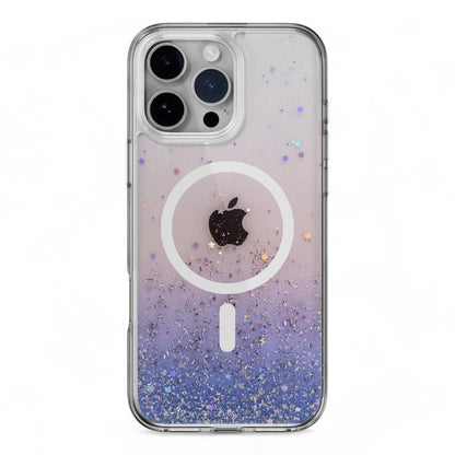 Estuche switcheasy starfield iphone 16 pro max starfield m 3d glitter shockproof case twilight color multicolor