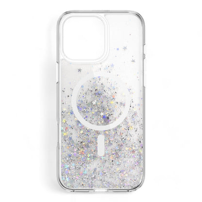 Switcheasy starfield case iphone 16 pro starfield m 3d glitter shockproof case transparent color