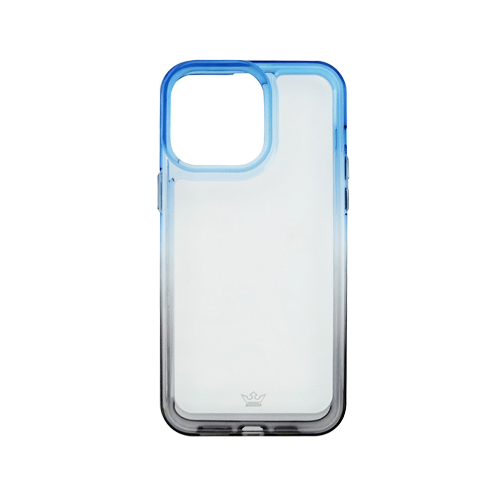 classic case the king degrade apple iphone 14 pro max blue / gray color