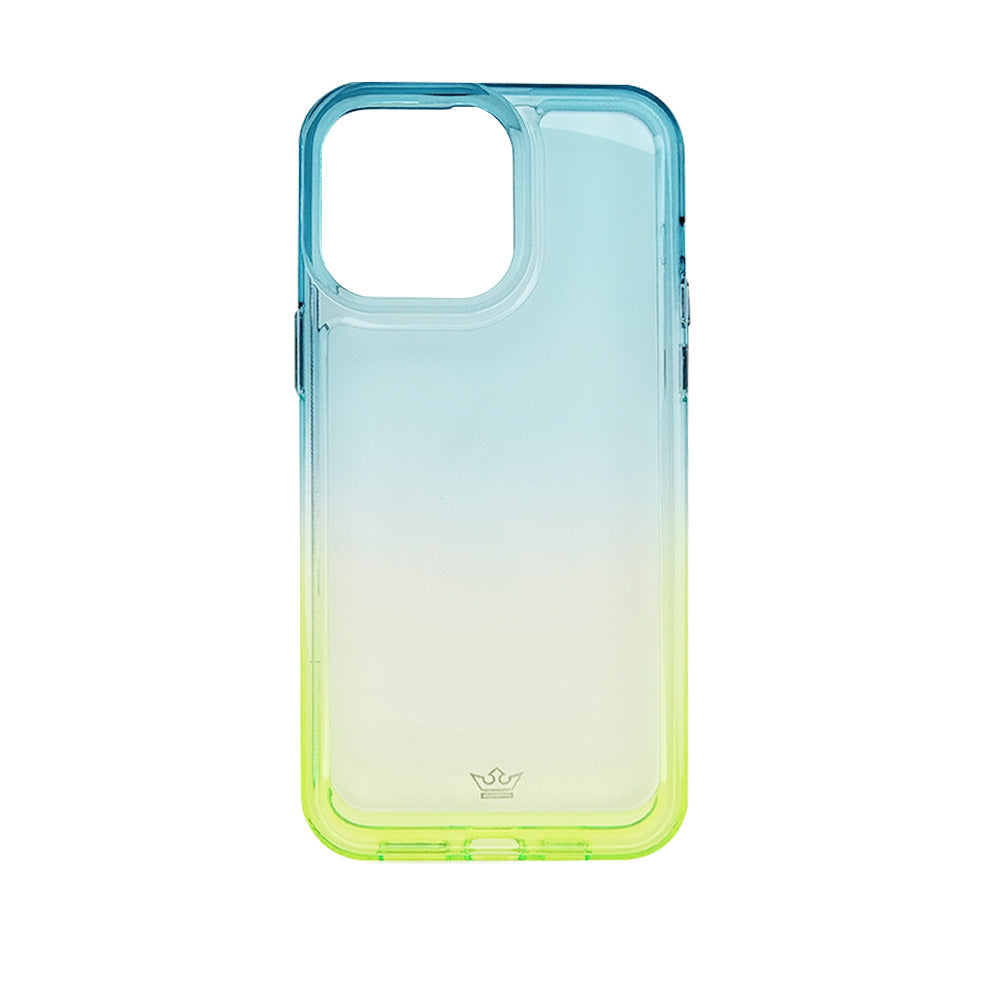 classic case the king degrade apple iphone 14 pro max turquoise / green color