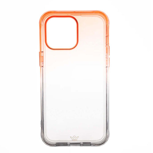 classic case the king degrade apple iphone 14 pro max orange / gray color