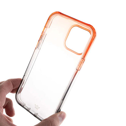 Estuche clasico el rey degrade apple iphone 14 pro max color naranja / gris