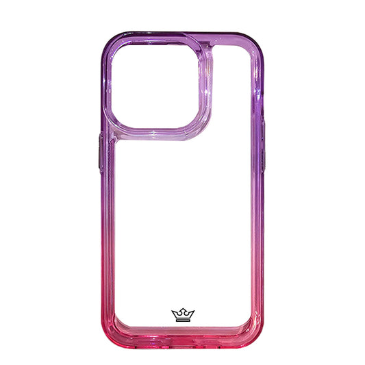 classic case the king degrade apple iphone 14 pro purple / pink color