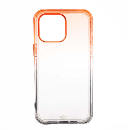 Estuche clasico el rey degrade apple iphone 14 pro color naranja / gris