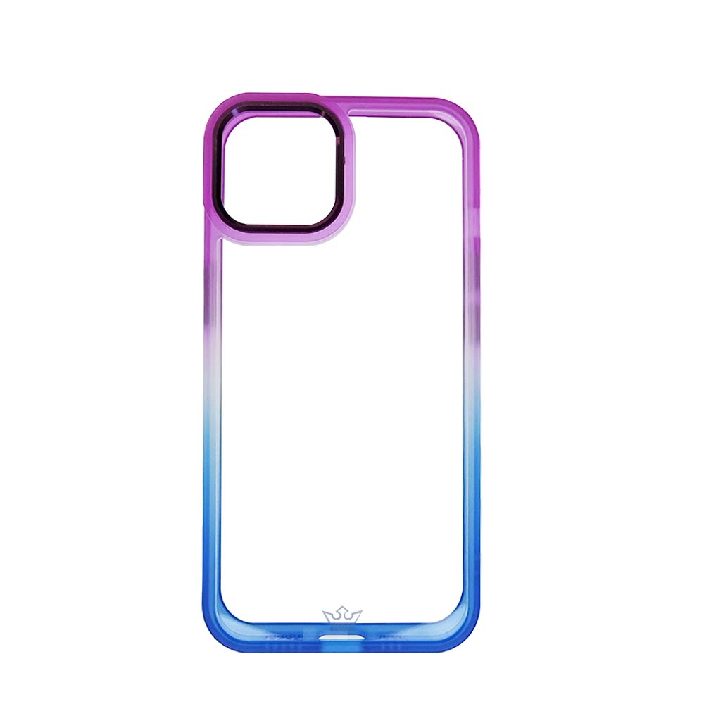 classic case the king degrade apple iphone 14 blue / purple color