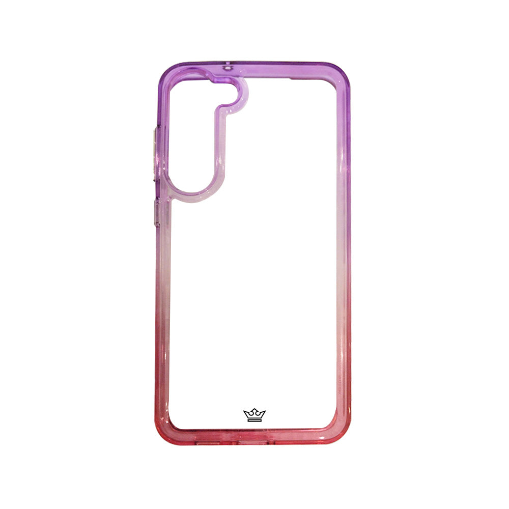 estuche clasico el rey degrade samsung s23 plus color morado / rosado