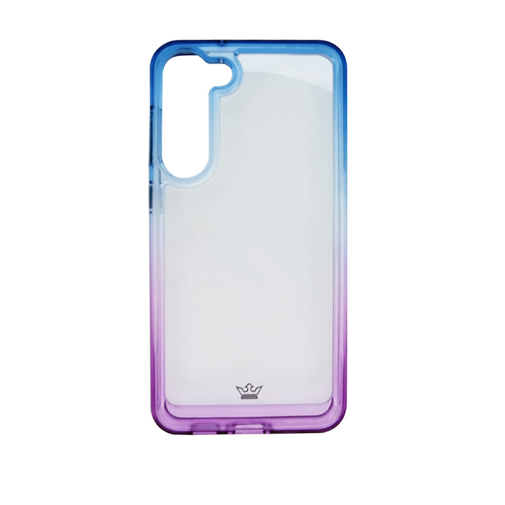 estuche clasico el rey degrade samsung s23 plus color azul / morado