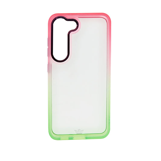 Classic King Degrade Samsung S23 Case Pink/Green