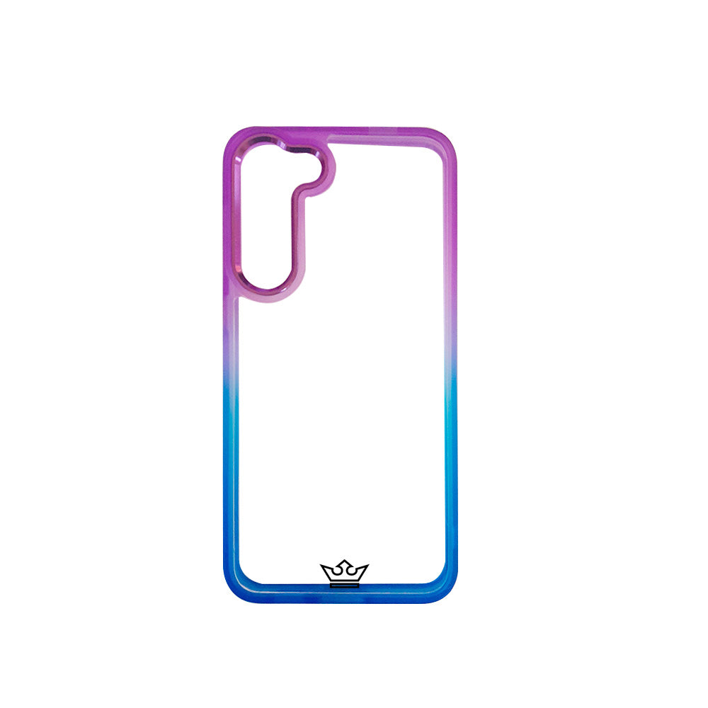 Estuche clasico el rey degrade samsung s23 color morado / azul