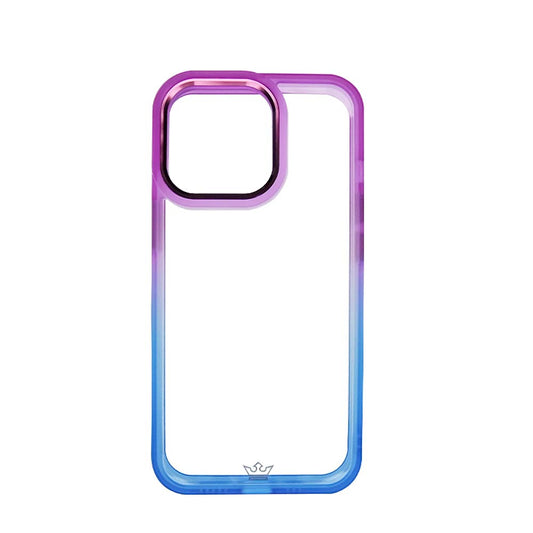 Estuche clasico el rey degrade apple iphone 14 pro max color morado / azul