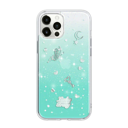 Estuche clasico switcheasy lucky apple iphone 12 pro max color azul
