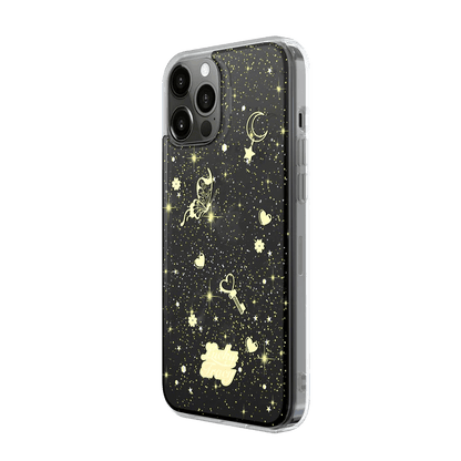 Estuche transparente switcheasy lucky apple iphone 12 pro max color negro / transparente