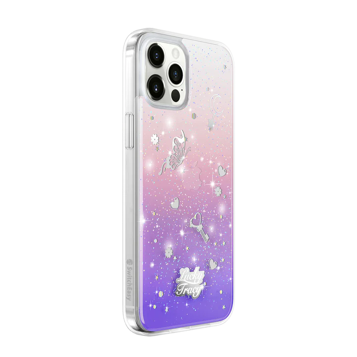 Estuche clasico switcheasy lucky apple iphone 12 ,  iphone 12 pro color twilight