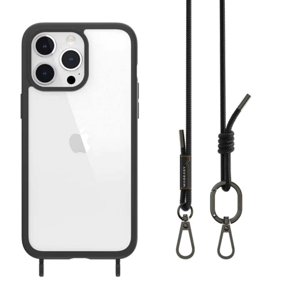 Estuche switcheasy roam iphone 15 pro roam + strap color negro