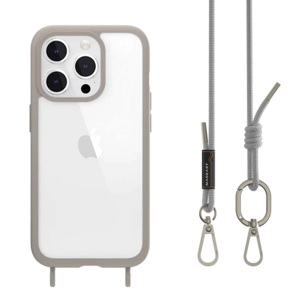 Switcheasy Roam Iphone 15 Pro Roam Case + Strap Gray