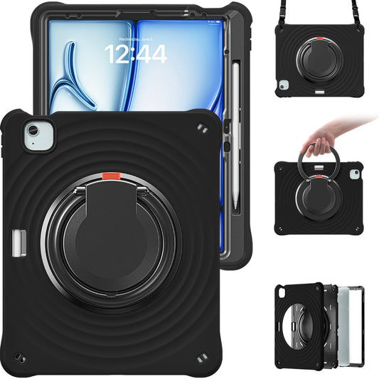 Estuche chief engineer b series modelo ipad air 13 2024 color negro con strap