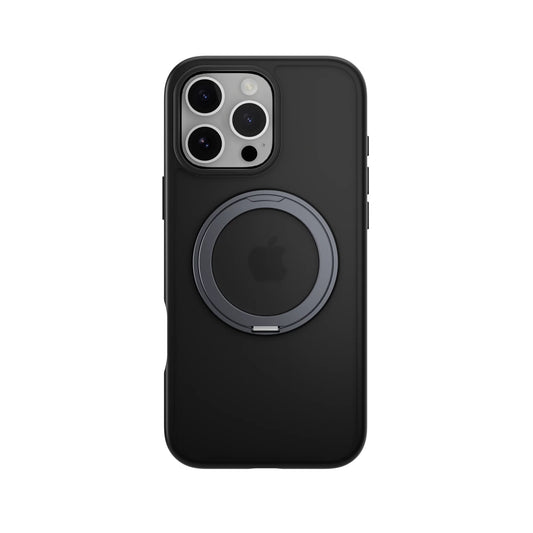 Switcheasy Magstand Case iPhone 16 Pro Magstand 360 M Rotating Ring Protective Case Black