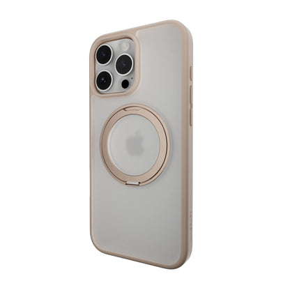 Switcheasy Magstand Case iPhone 16 Pro Magstand 360 M Rotating Ring Protective Case Sand Pink