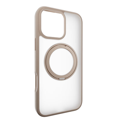 Switcheasy Magstand Case iPhone 16 Pro Magstand 360 M Rotating Ring Protective Case Sand Pink