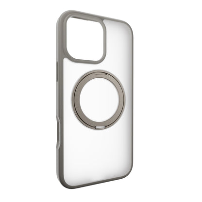 Estuche mageasy magstand iphone 16 pro magstand 360 m rotating ring protective case  color plateado