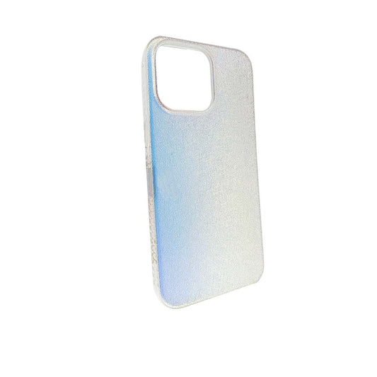 The king cosmos case for iPhone 15 iridescent texture multicolor color