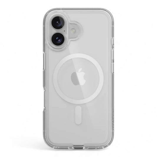 Estuche switcheasy skin iphone 16 plus bright m never yellowing shockproof clear case color transparente
